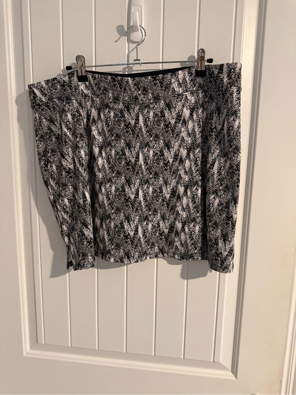 Tranquility Black & White Snake Print Leggings XXL Buttery Soft Stretch